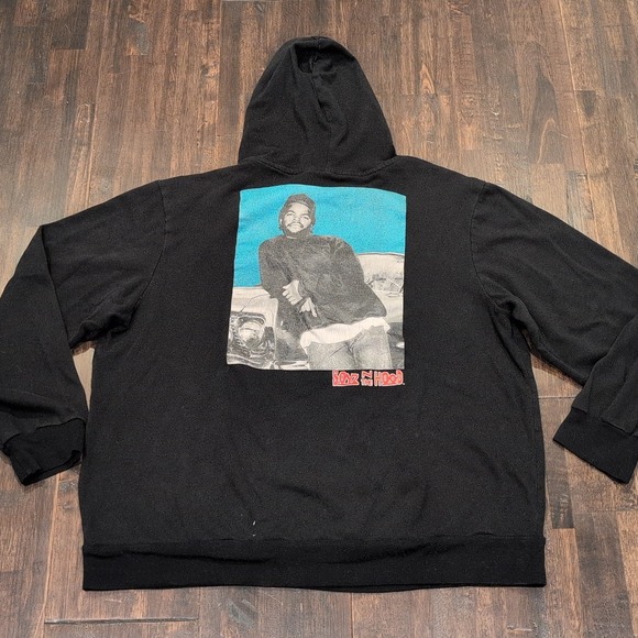 Doughboy Embroidered Boyz n the Hood Ice Cube Black Graphic Hoodie Mens XXL - Picture 7 of 9